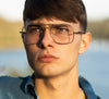 BORN TO LOSE Gold / Blue Light Blocker