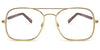 BORN TO LOSE Gold / Blue Light Blocker