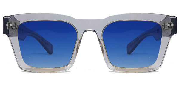 CUT SIXTY-TWO LIGHT GREY CRYSTAL / BLUE