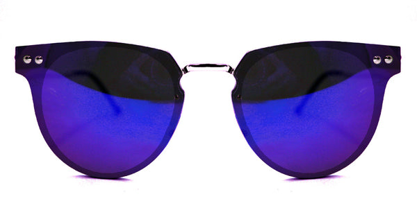 Cyber Silver / Blue Mirror