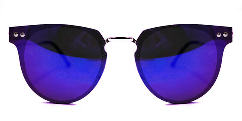 Cyber Silver / Blue Mirror